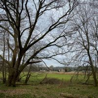 Waverly Abbey in the distance